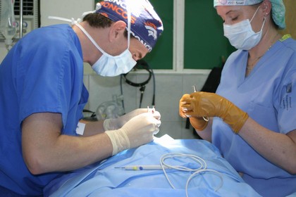 Surgeons at work